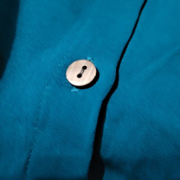 WOMANS COLD SHOULDER BLOUSE BY HILTON HOLLIS  SZ L - Picture 5 of 5